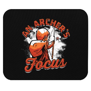 Discover An archer's focus - Archery Mouse Pads