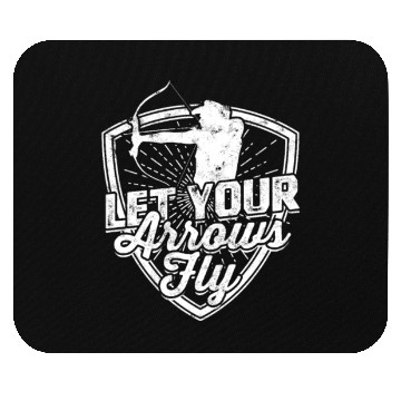 Discover Let your arrows fly - Archery Mouse Pads