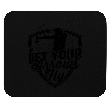 Discover Let your arrows fly - Archery Mouse Pads
