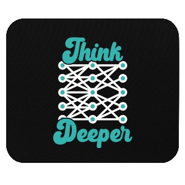Discover Think Deeper AI Artificial Intelligence Robotics Mouse Pads