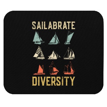 Discover Sailboat Pun Sailor Quote Funny Sailing Mouse Pads