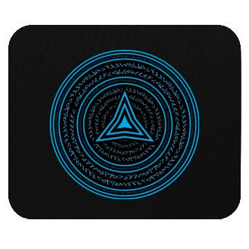 Discover Triangle in Circle Mouse Pads