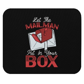 Discover Postal Worker Mailman Delivery Mail Escort Mouse Pads