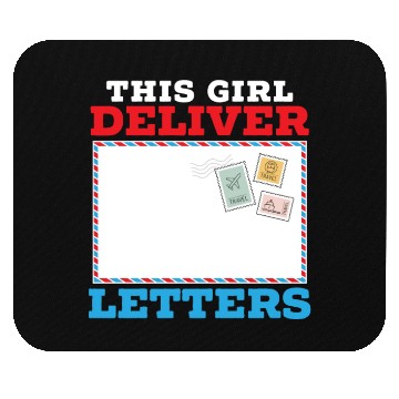 Discover Postal Worker Mail Lady Delivery Mail Escort Mouse Pads