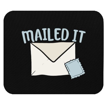 Discover Mailed It Postal Worker Mailman Mail Escort Mouse Pads