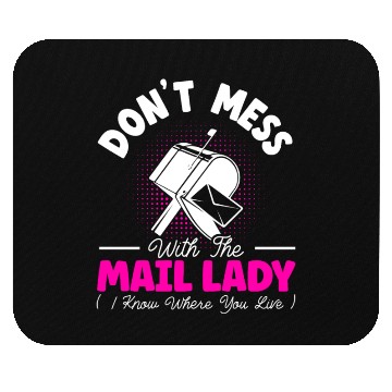Discover Postal Worker Mail Lady Delivery Mail Escort Mouse Pads