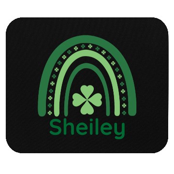 Discover Sheiley Clover Charm Boho Rainbow Mouse Pads