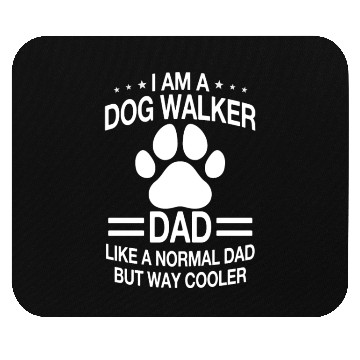 Discover Funny Dog Walker Dad For Men Mouse Pads