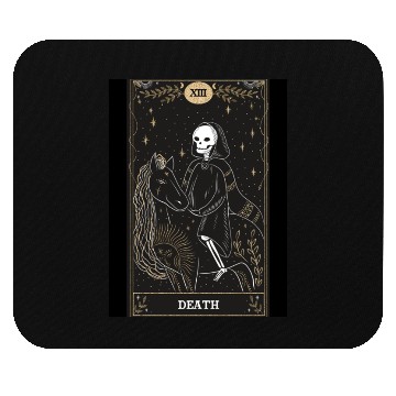 Discover Death Card Mouse Pads