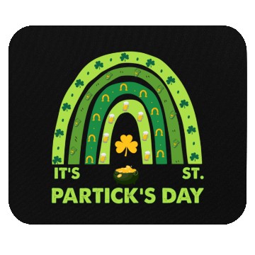 Discover Lucky Rainbow St Patricks Day Mouse Pads