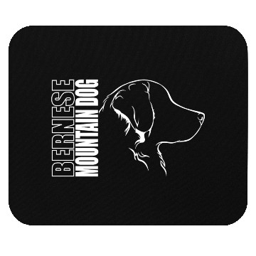 Discover Funny Bernese Mountain Dog Profile dog mom Mouse Pads