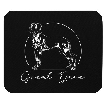 Discover Great Dane portrait dog mom Mouse Pads