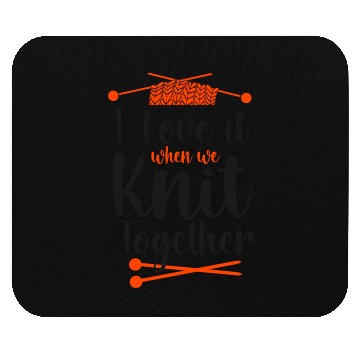 Discover Knitting Knitter Friends Besties Mouse Pads