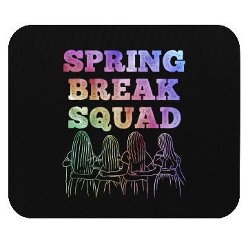 Discover Spring Break Squad Summer Vacation Spring Break Mouse Pads