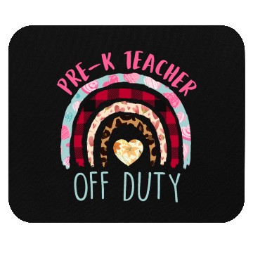 Discover Preschool Kindergarten Teacher off duty teacher Mouse Pads