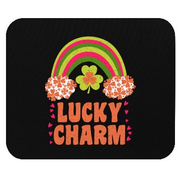 Discover Lucky Charm Lucky Rainbow Mouse Pads