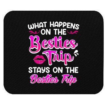 Discover Besties Trip Friends Summer Vacation Spring Break Mouse Pads