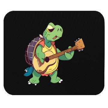 Discover Turtle Tortoise Guitar Players Guitarist Mouse Pads