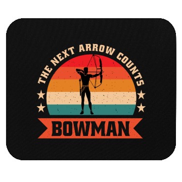 Discover archery bow Mouse Pads