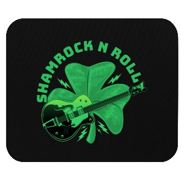 Discover shamrock n roll Mouse Pads