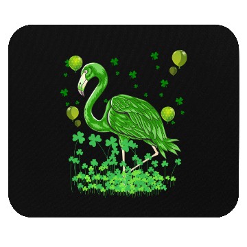 Discover Flamingo Lovers Green Saint Patrick Mouse Pads