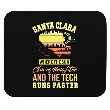 Discover Santa Clara San Francisco United States Design Mouse Pads