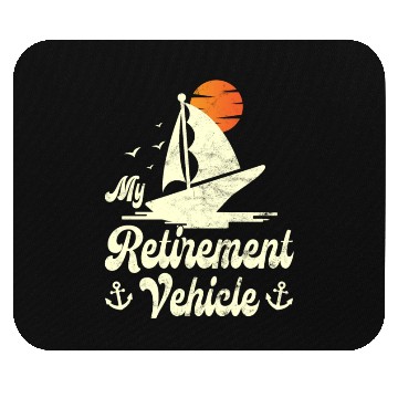 Discover Retired Sailor Sailing Retirement Plan Mouse Pads