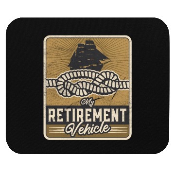 Discover Retired Sailor Sailing Retirement Plan Mouse Pads