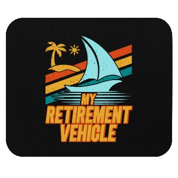 Discover Retired Sailor Sailing Retirement Plan Mouse Pads