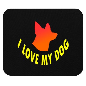 Discover I love my Dog Mouse Pads