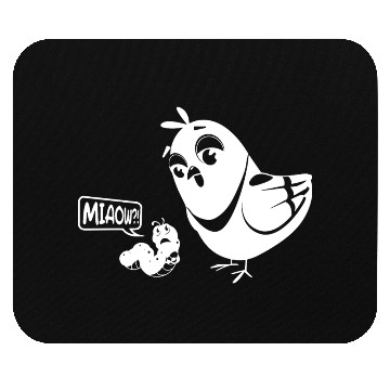 Discover Novelty Bird and Worm Mouse Pads