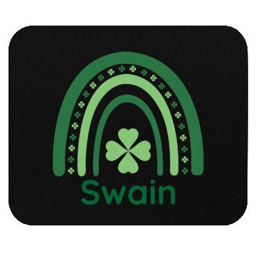 Discover Swain Clover Charm Boho Rainbow Mouse Pads