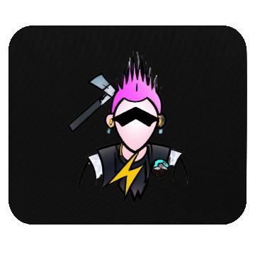 Discover Lightning Punk Mouse Pads