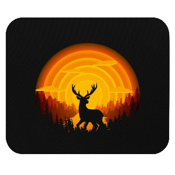 Discover Deer shadow Mouse Pads
