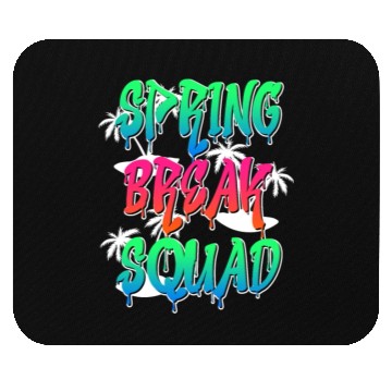 Discover Spring Break Squad Summer Vacation Spring Break Mouse Pads