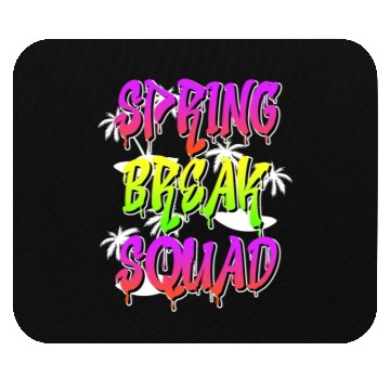 Discover Spring Break Squad Summer Vacation Spring Break Mouse Pads