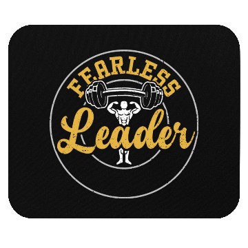 Discover Fearless Leader - Gym Mouse Pads