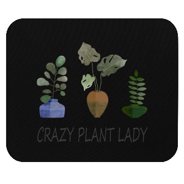 Discover Crazy plant lady Mouse Pads