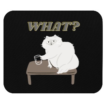 Discover What? Gift for the cat lover Mouse Pads