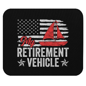 Discover Retirement Vehicle Sailor Sailboat Mouse Pads