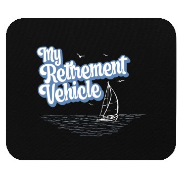 Discover Retired Sailor Sailing Retirement Plan Mouse Pads