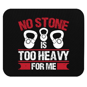 Discover Strongman no stone too heavy fitness bodybuilding Mouse Pads