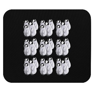 Discover Baby Emperor penguin Mouse Pads