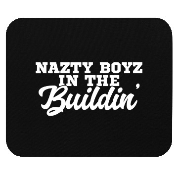Discover Nazty Boyz in the Buildin Coach Gang Wear Black Mouse Pads