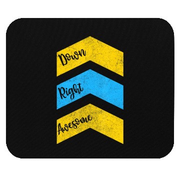 Discover Down Right Awesome Kid Mouse Pads World yndrome Awarene