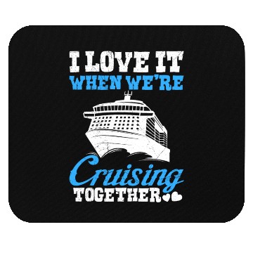 Discover Cruising together cruise vacation spring break Mouse Pads