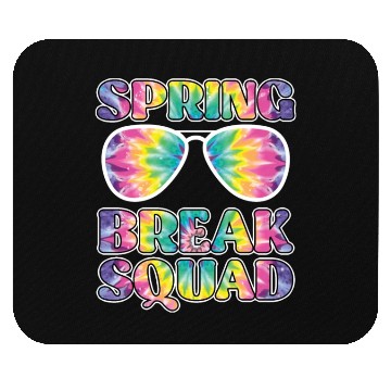 Discover Spring Break Squad Summer Vacation Spring Break Mouse Pads