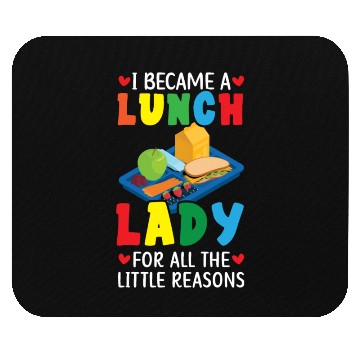Discover Lunch Boss Cafeteria Worker Lady Cook Lunch Lady Mouse Pads