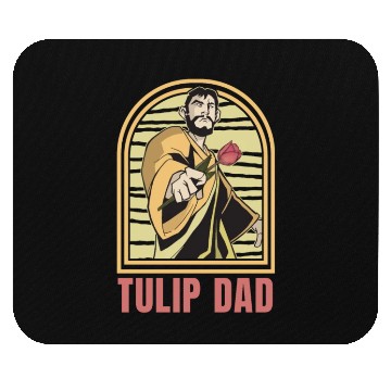 Discover Tulip Gardening Dad Mouse Pads