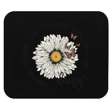 Discover Inspirational Daisy Flower Mouse Pads